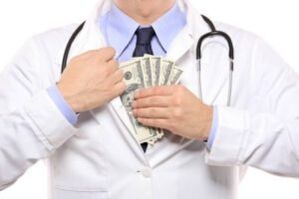 the doctor received money for the penis enlargement surgery