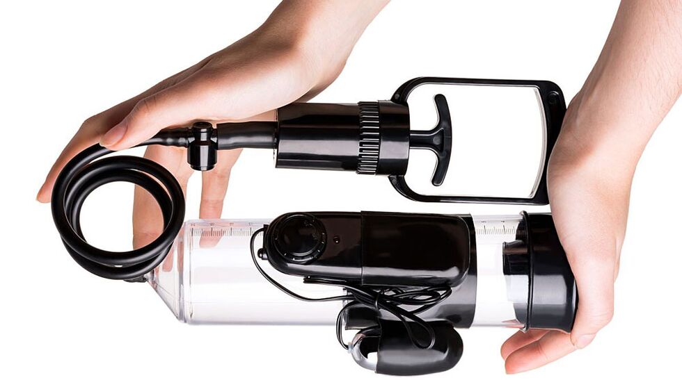 A vacuum pump will help enlarge the penis and strengthen the erection.