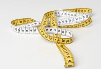 measuring tape to measure the penis after soda augmentation